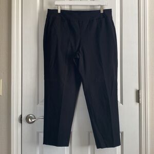 Talbots Womens Black Cropped Chino Pants Size 14W